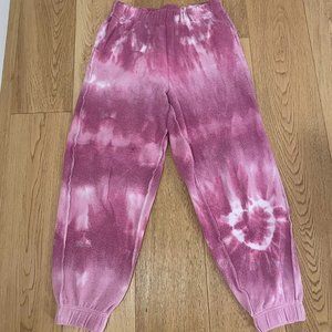 Women’s PacSun Pink Hearts Tie Dye Sweatpants